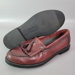 Rockport Men's 10.5 Shoes Tassel Kilt Loafer SlipOn Vibram Sole Comfort Cordovan